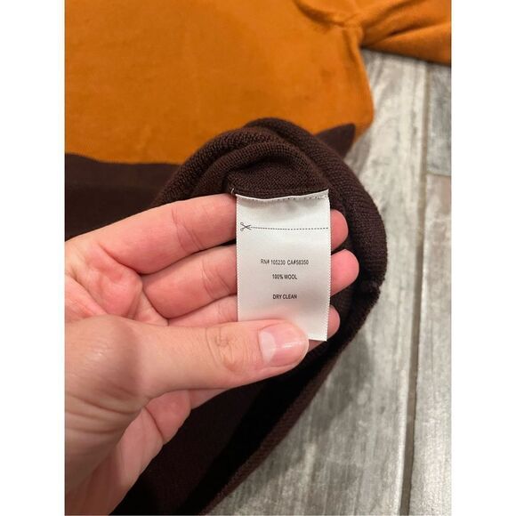 Equipment Femme Color Block Fall Wool Sweater NWOT Size Small - Picture 5 of 5